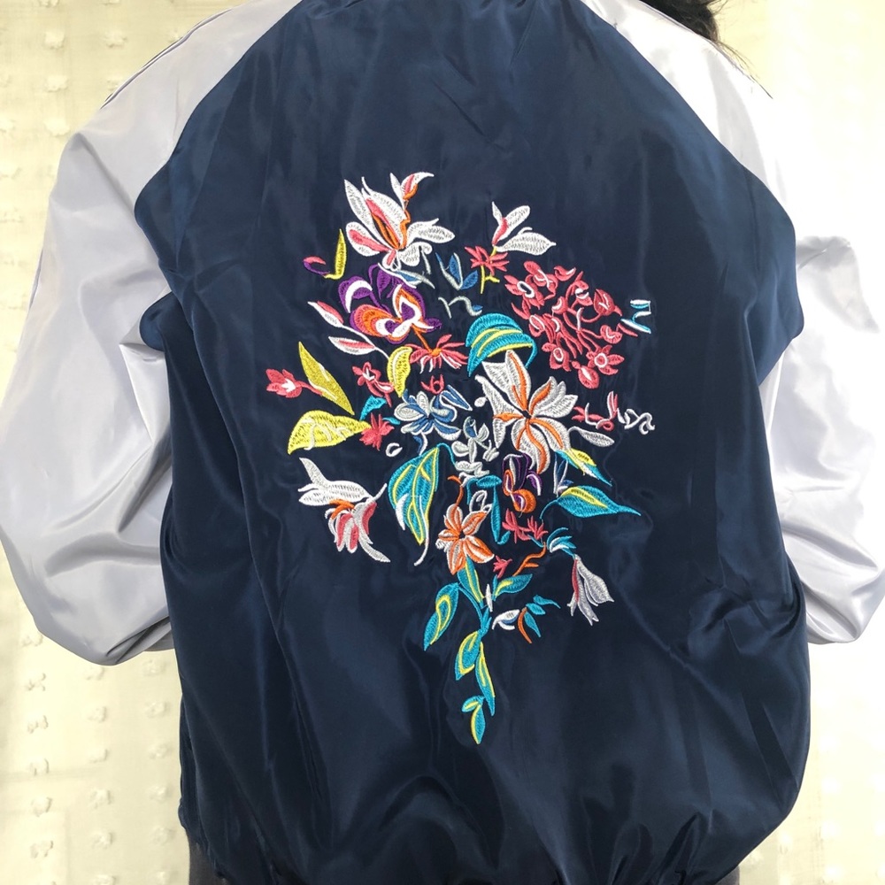 Embroidered Bomber Jacket - Picture 2 of 2